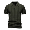 Polo en maille souple col classique