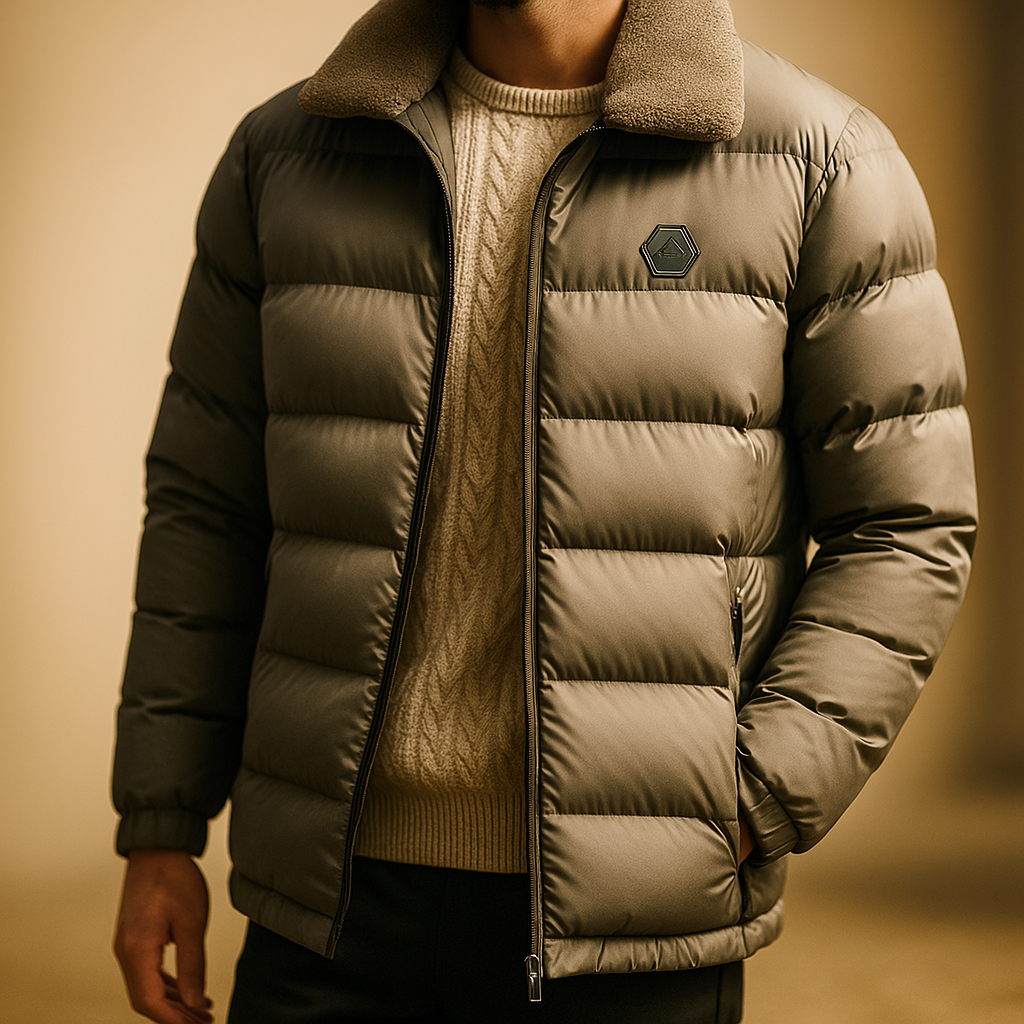 Veste d'hiver matelassée à la finition soignée pour le quotidien homme – Vinon