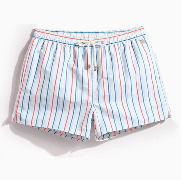 Short à rayures verticales taille élastique cordon homme – Talcy