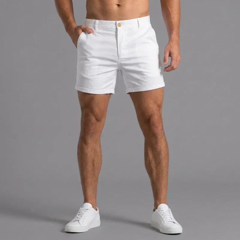 Short chino slim taille ajustée à la finition soignée homme – Serre-Chevalier