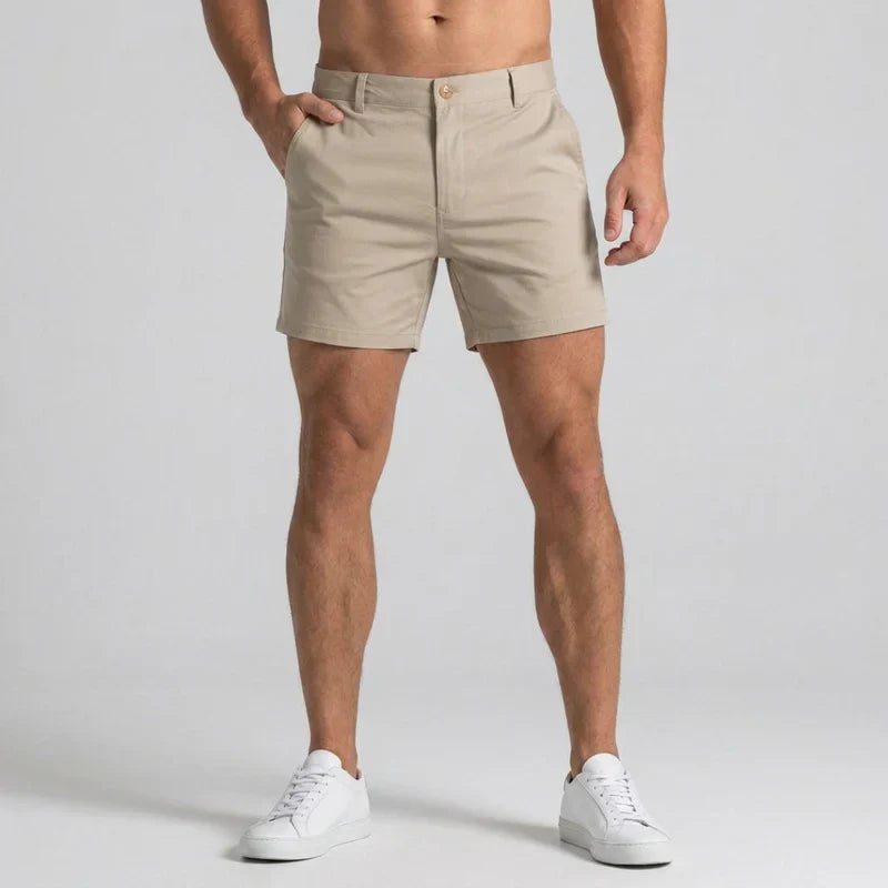 Short chino slim taille ajustée à la finition soignée homme – Serre-Chevalier