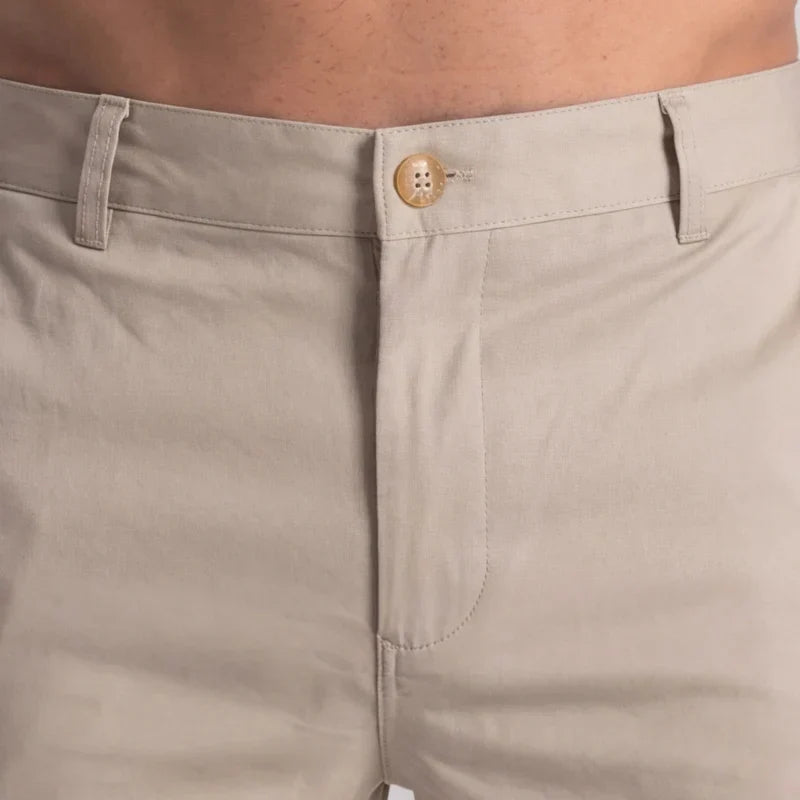 Short chino slim taille ajustée à la finition soignée homme – Serre-Chevalier