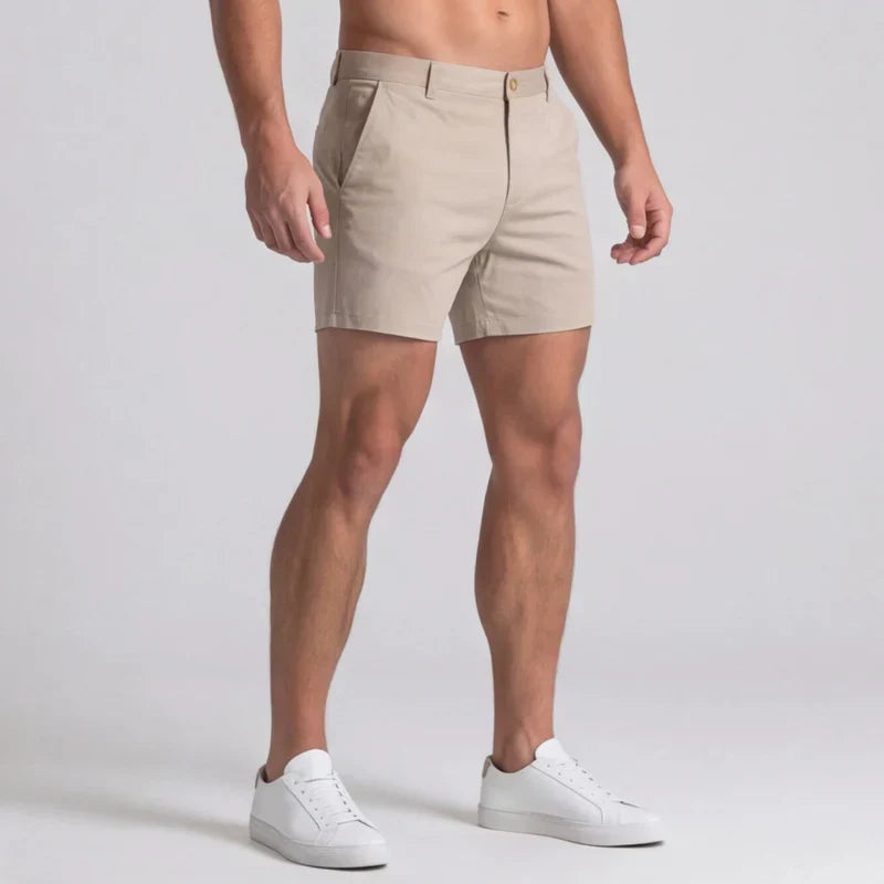 Short chino slim taille ajustée à la finition soignée homme – Serre-Chevalier