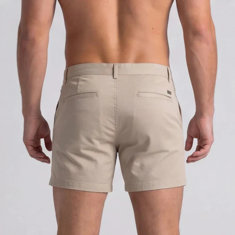 Short chino slim taille ajustée à la finition soignée homme – Serre-Chevalier