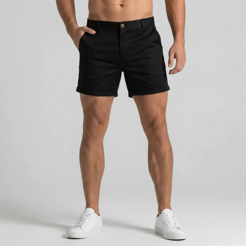 Short chino slim taille ajustée à la finition soignée homme – Serre-Chevalier