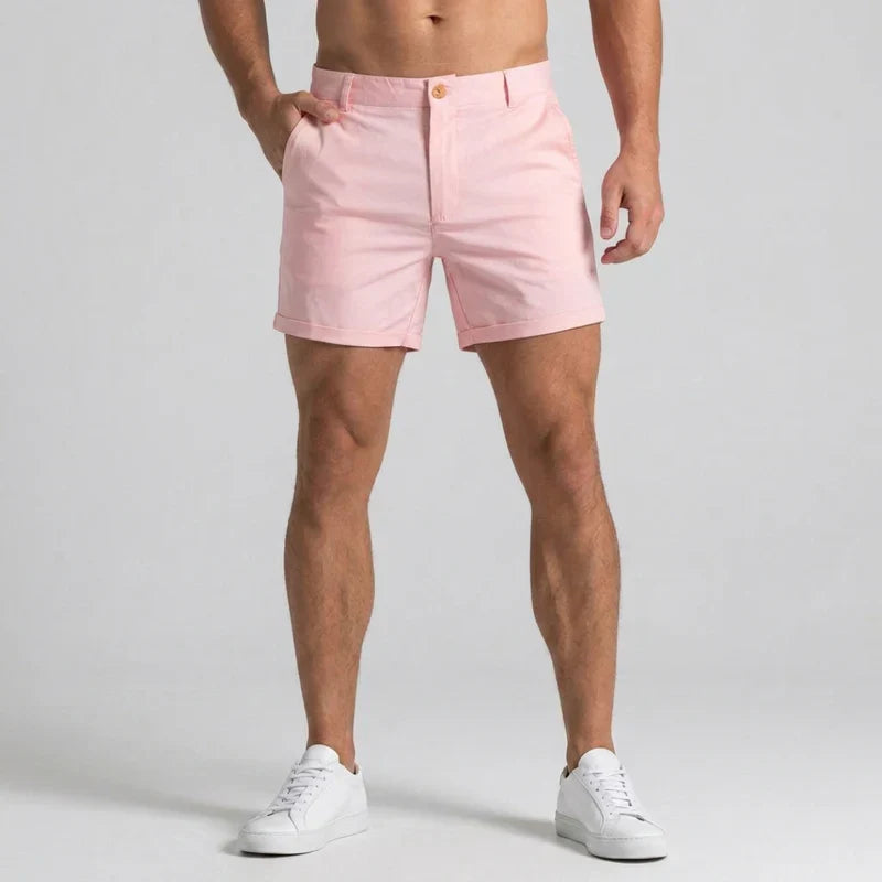 Short chino slim taille ajustée à la finition soignée homme – Serre-Chevalier