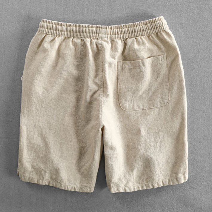Short coupe droite à taille élastique et cordon de serrage homme – Perros-Guirec