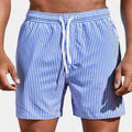 Short rayé à taille élastiquée et cordon au style intemporel homme – Vaugirard