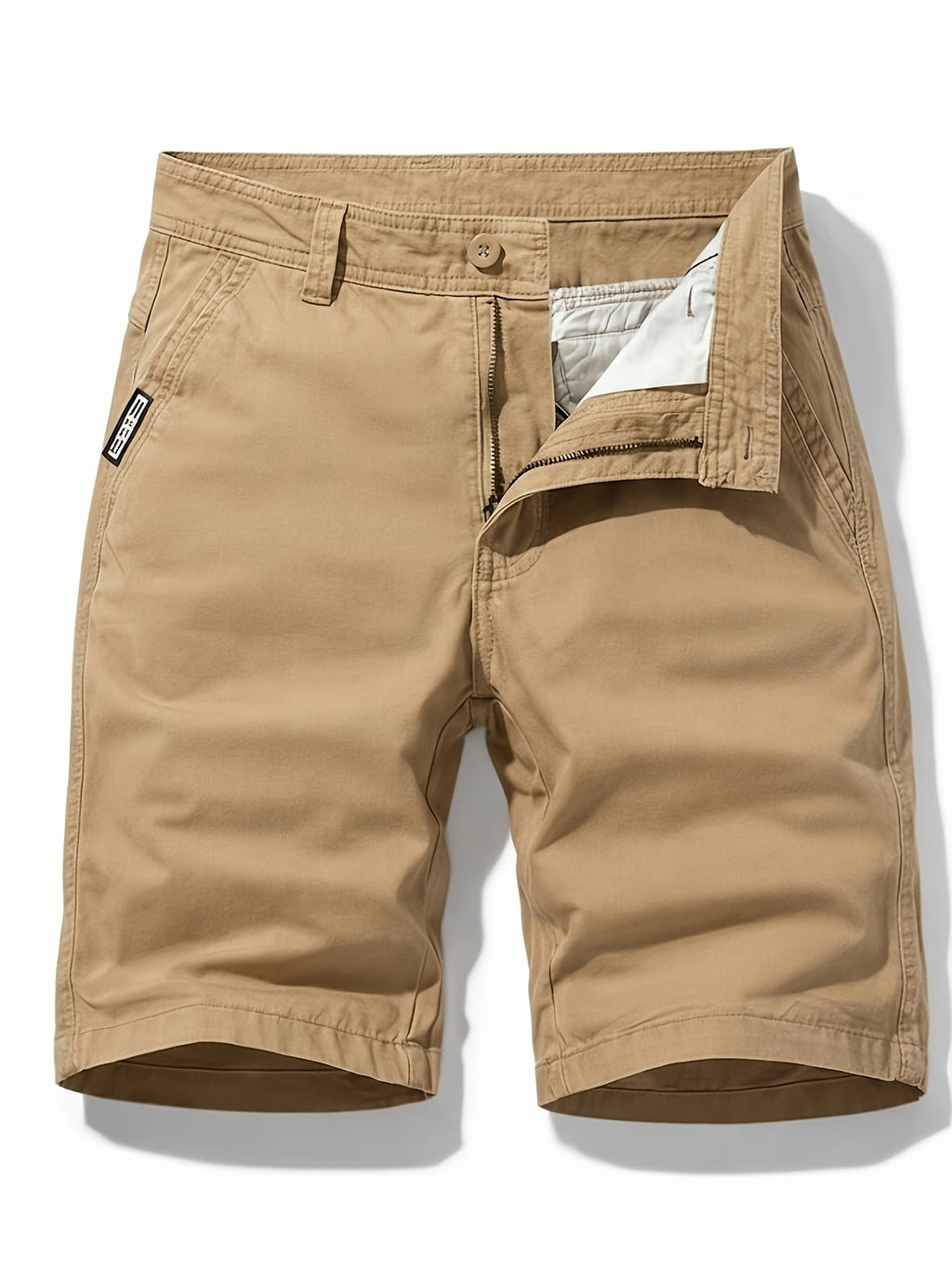 Short taille classique fermeture zippée et boutons passants de ceinture homme – Lisieux