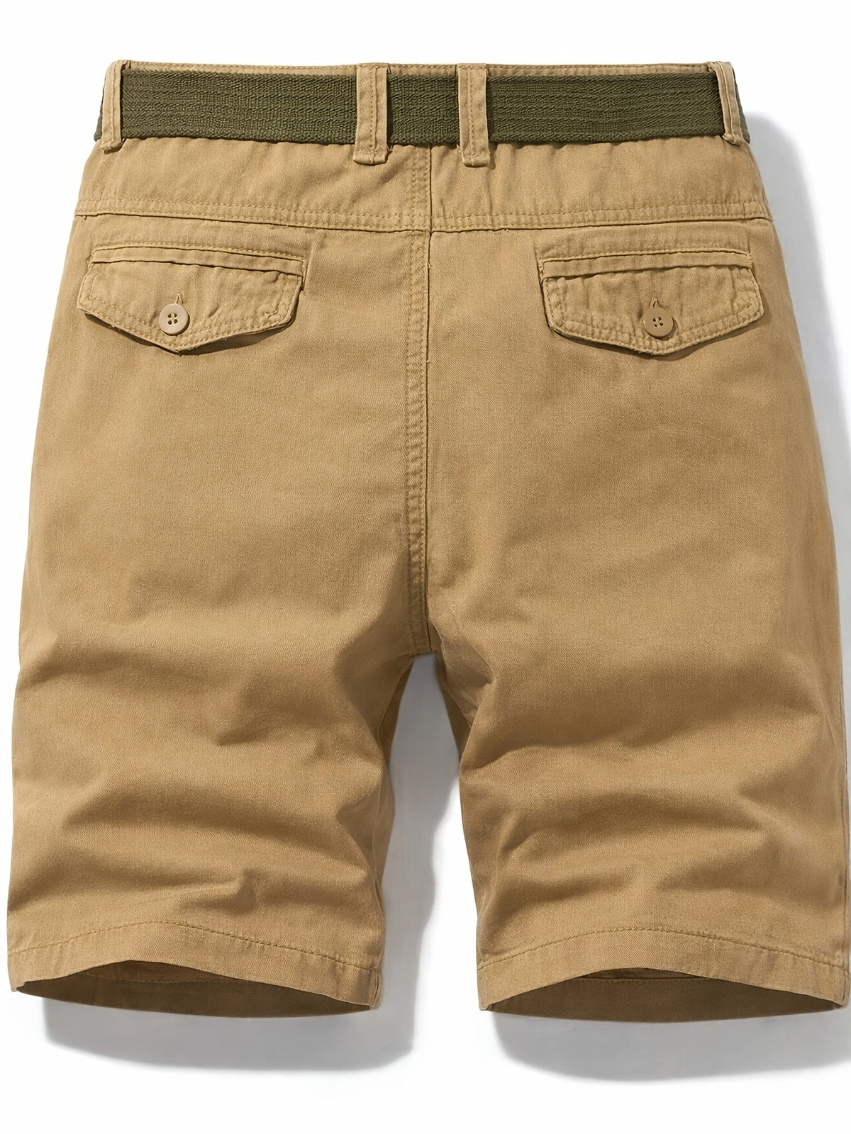 Short taille classique fermeture zippée et boutons passants de ceinture homme – Lisieux