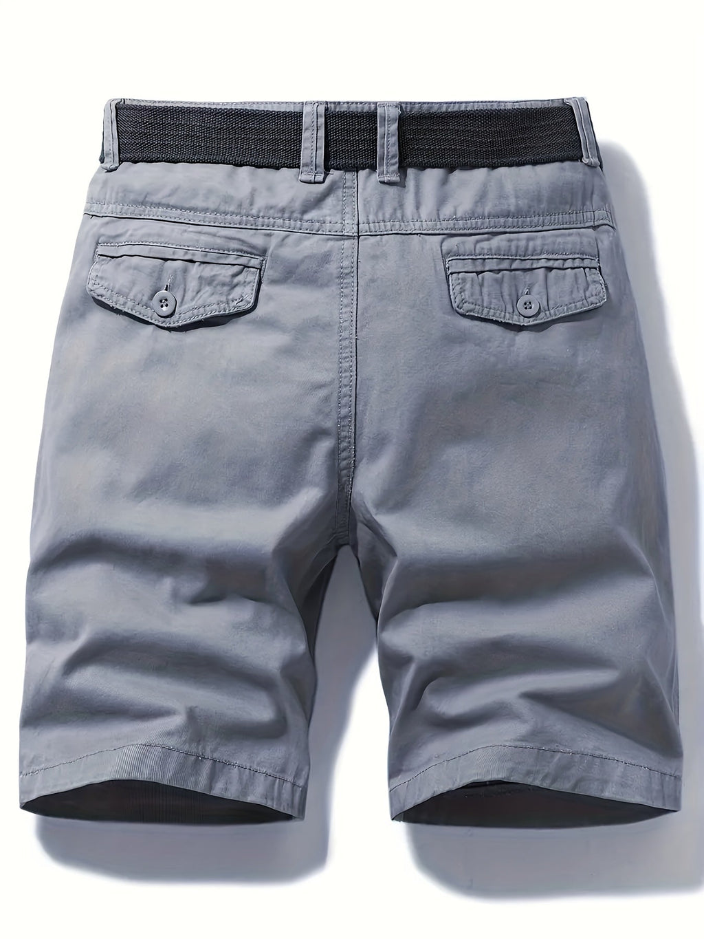 Short taille classique fermeture zippée et boutons passants de ceinture homme – Lisieux