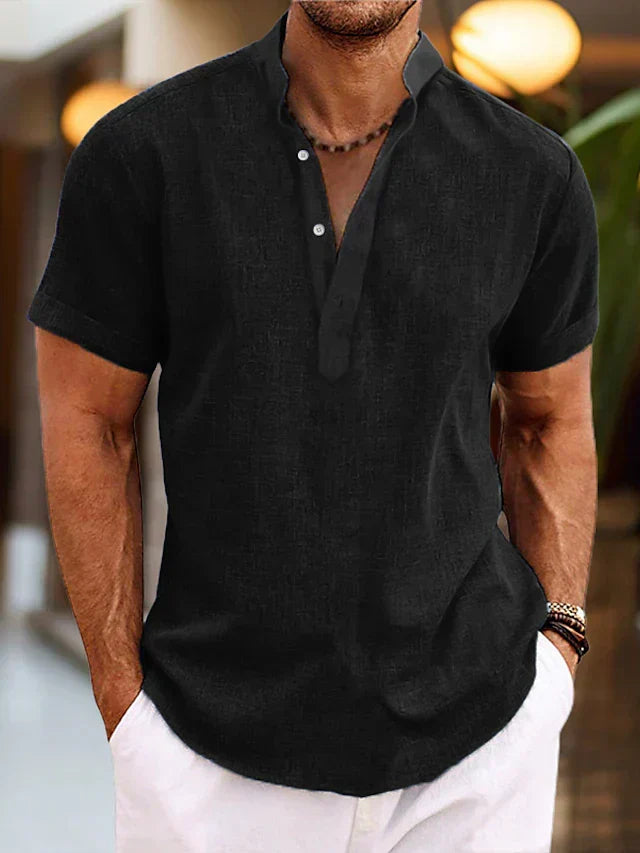 Chemise classique boutonnée coupe nette