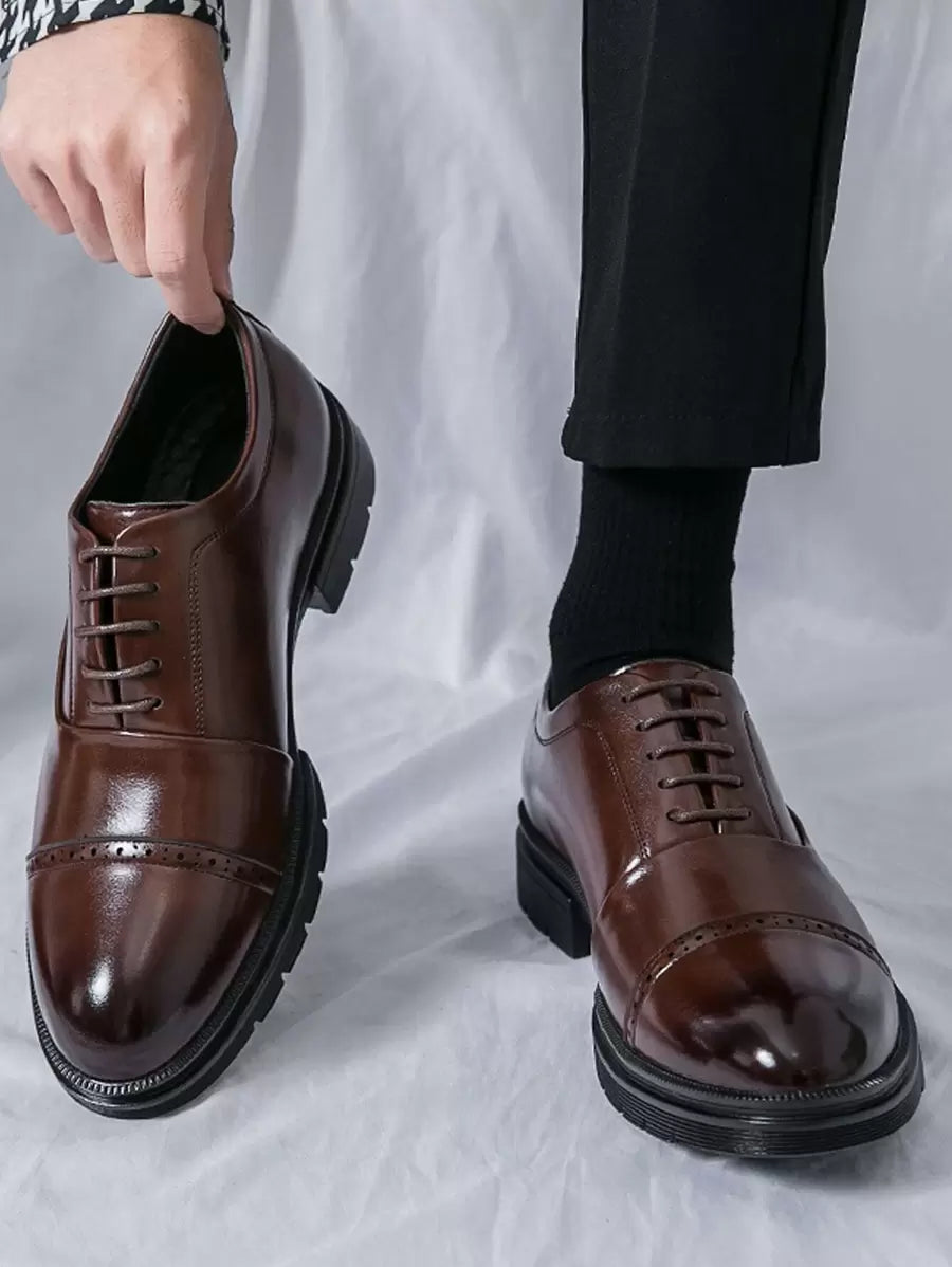 Souliers à lacets bout rapporté pour le quotidien homme – Banon