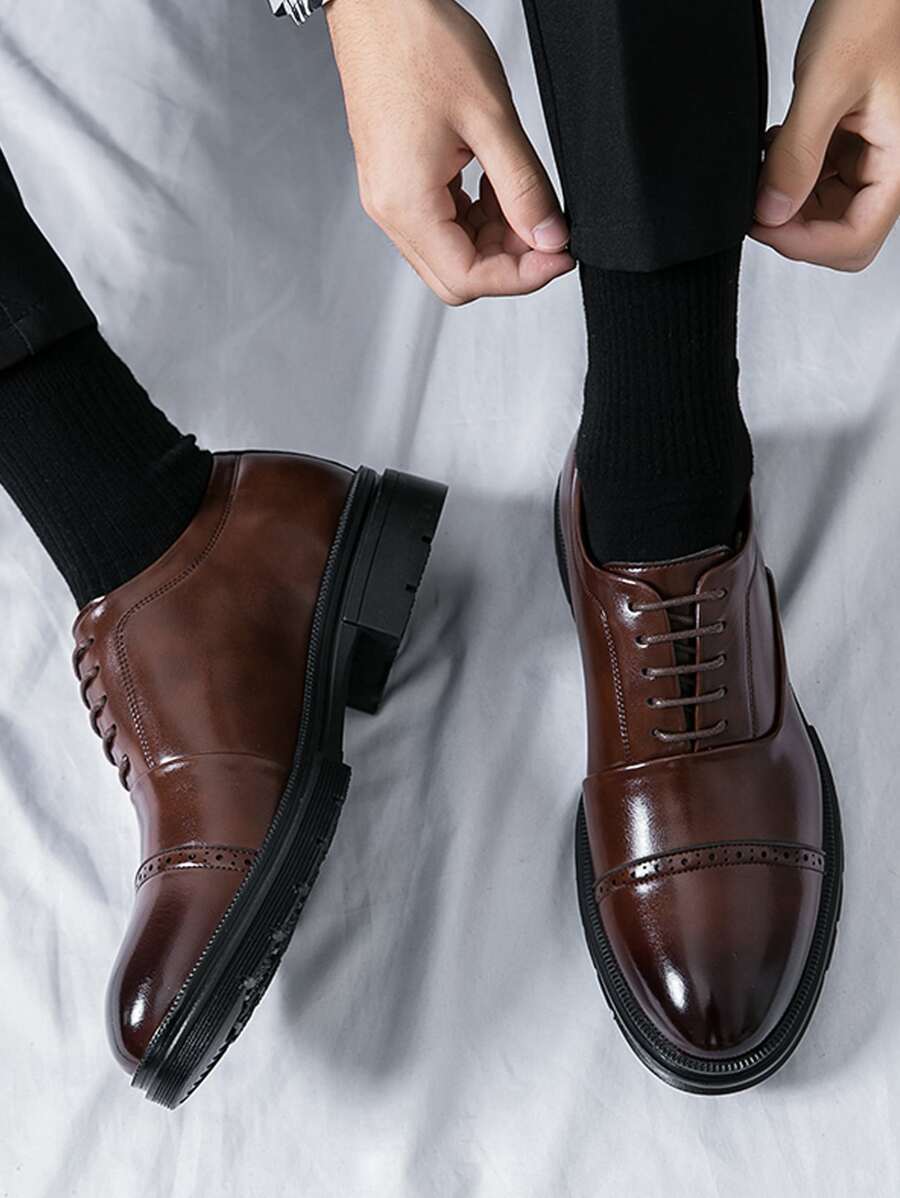 Souliers à lacets bout rapporté pour le quotidien homme – Banon
