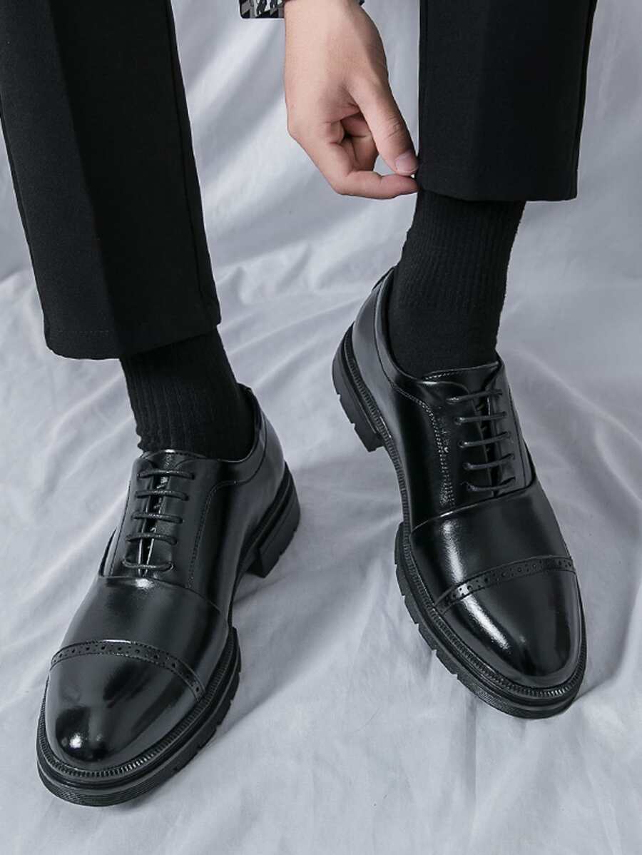Souliers à lacets bout rapporté pour le quotidien homme – Banon