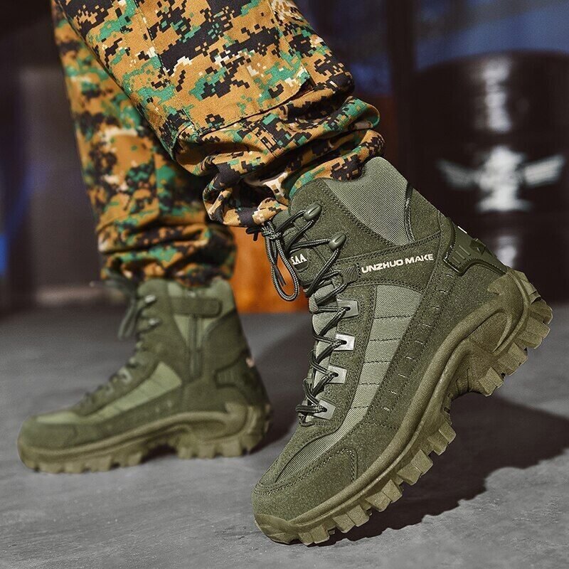 Bottes militaires imperméables pour le quotidien homme – Caromb