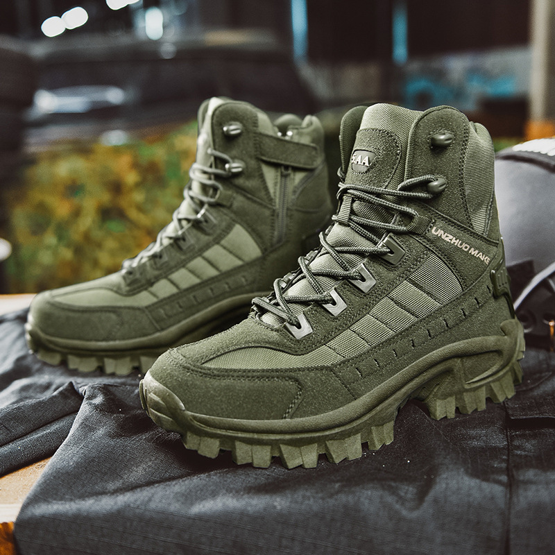 Bottes militaires imperméables pour le quotidien homme – Caromb