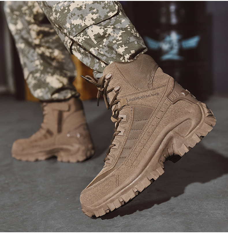 Bottes militaires imperméables pour le quotidien homme – Caromb