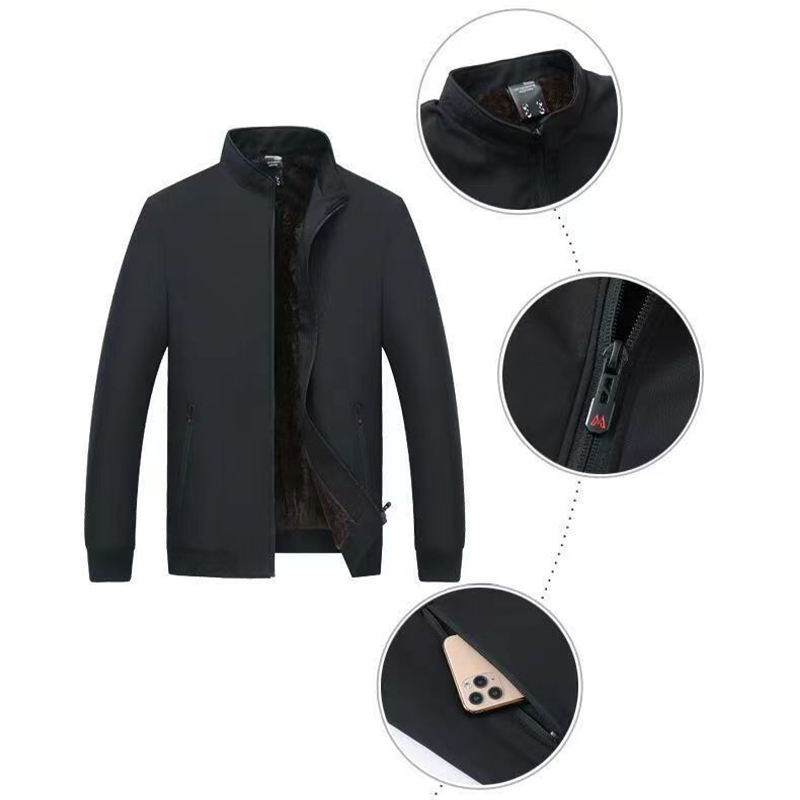 Veste thermique imperméable au style intemporel homme – Claviers