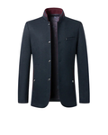 Blazer élégant coupe ajustée à revers crantés pour homme – Saint-Jean-de-Luz
