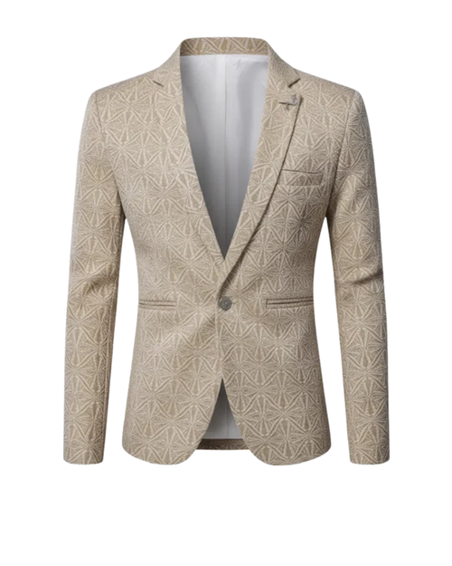 Blazer à col à revers coupe structurée