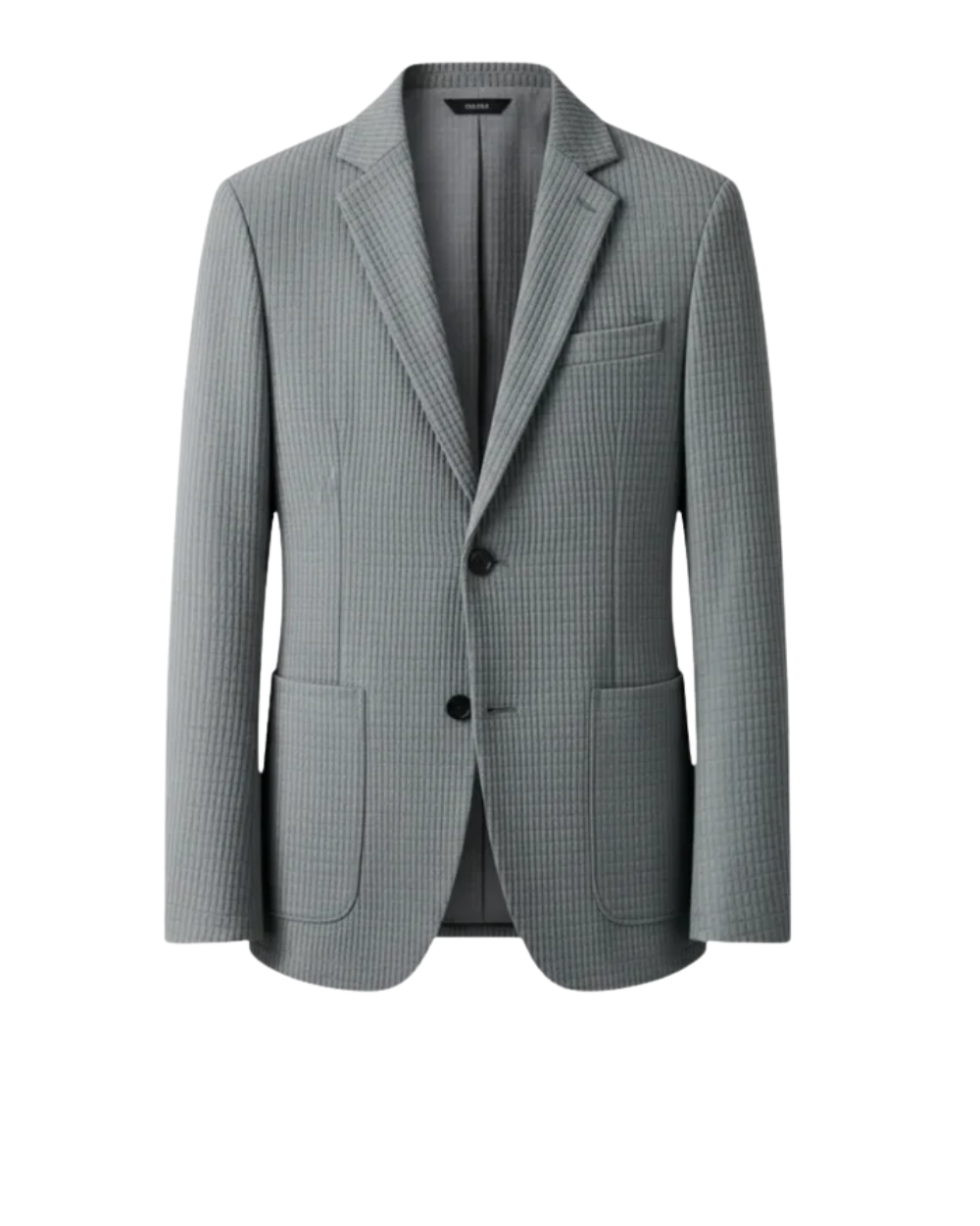 Blazer maille gaufrée deux boutons