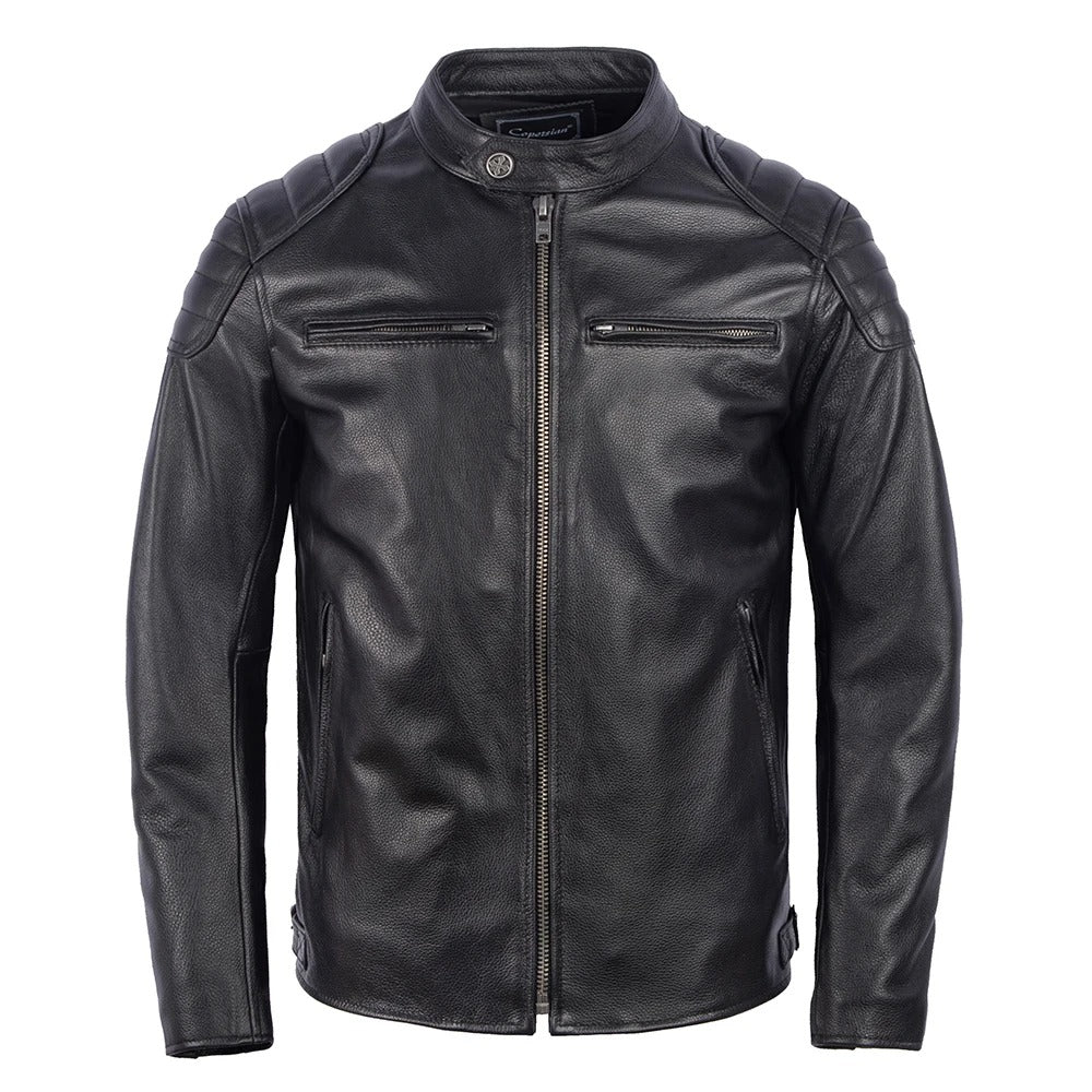 Veste effet cuir esprit vintage