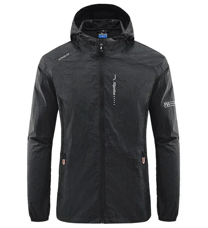 Veste d'été ultralégère à capuche coupe-vent protection solaire homme – Saint-Estèphe