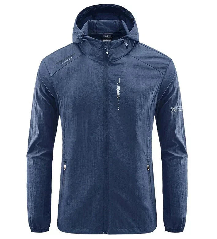 Veste d'été ultralégère à capuche coupe-vent protection solaire homme – Saint-Estèphe