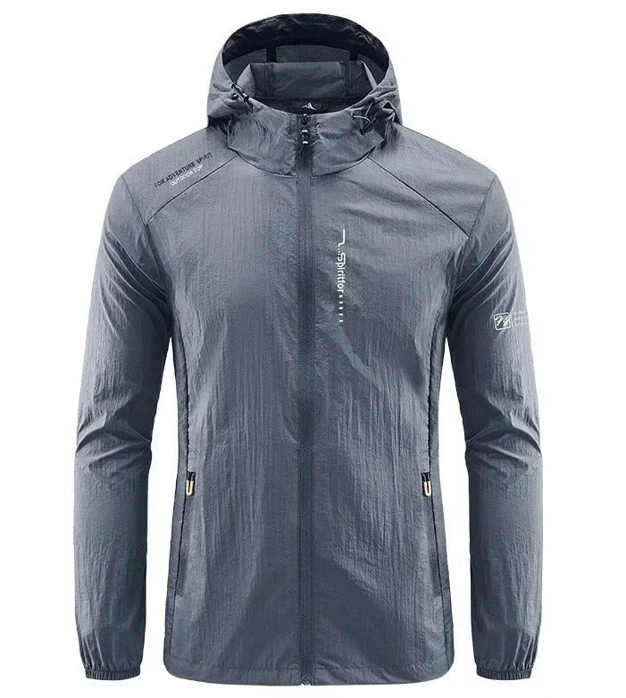 Veste d'été ultralégère à capuche coupe-vent protection solaire homme – Saint-Estèphe
