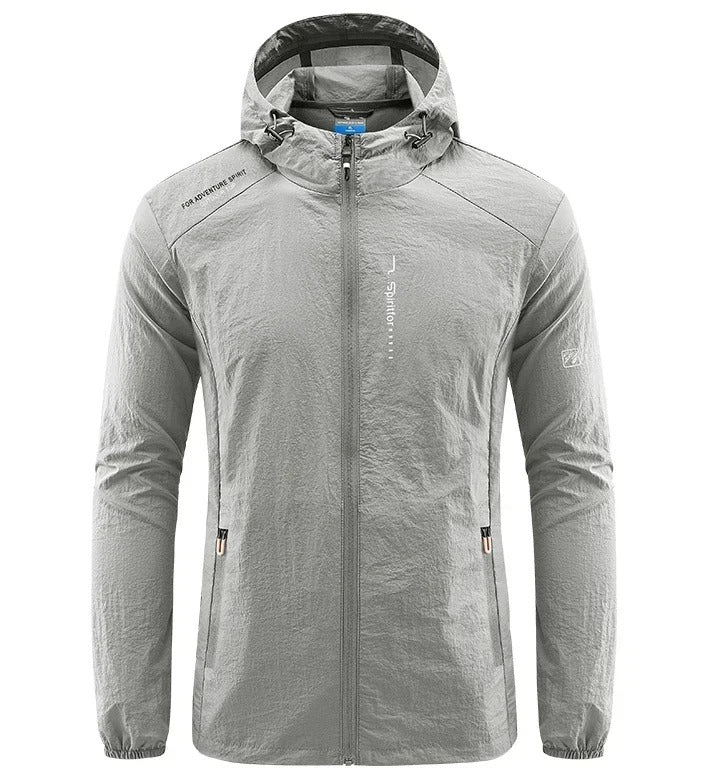 Veste d'été ultralégère à capuche coupe-vent protection solaire homme – Saint-Estèphe