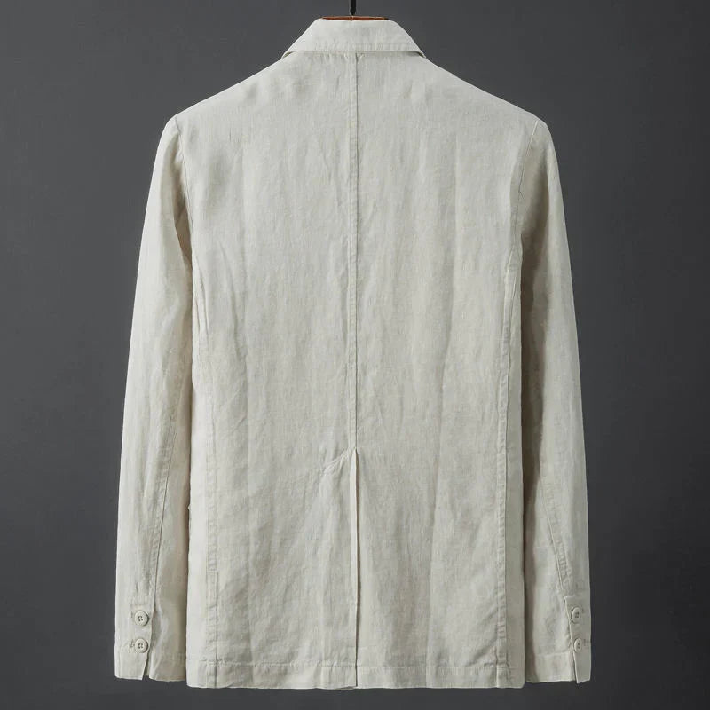 Veste col à revers poches plaquées au chic discret homme – Grignan