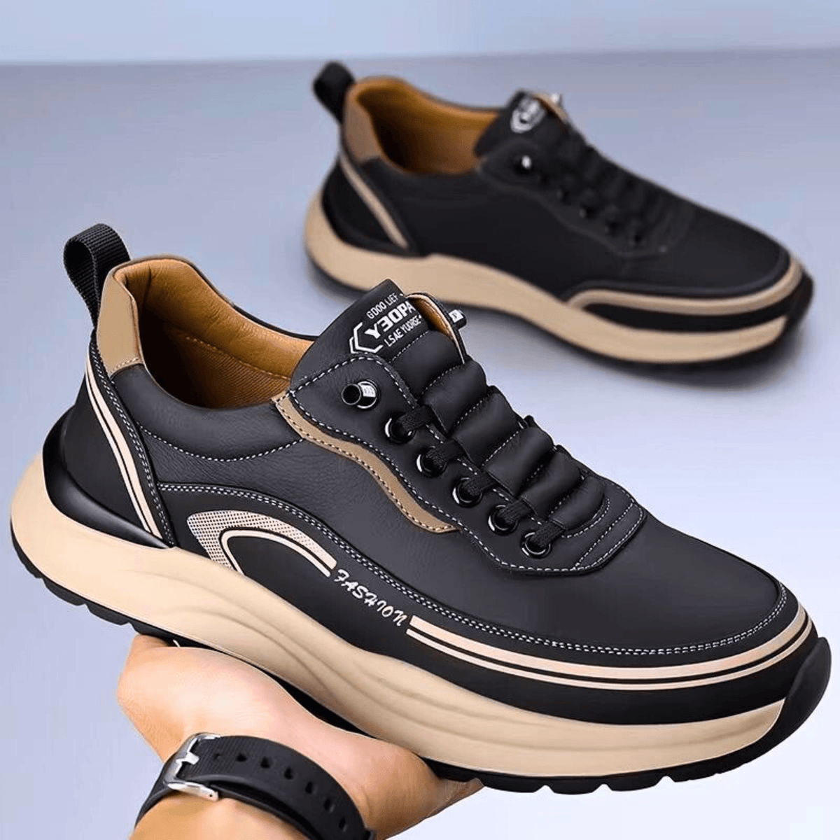 Chaussures urbaines à semelle épaisse