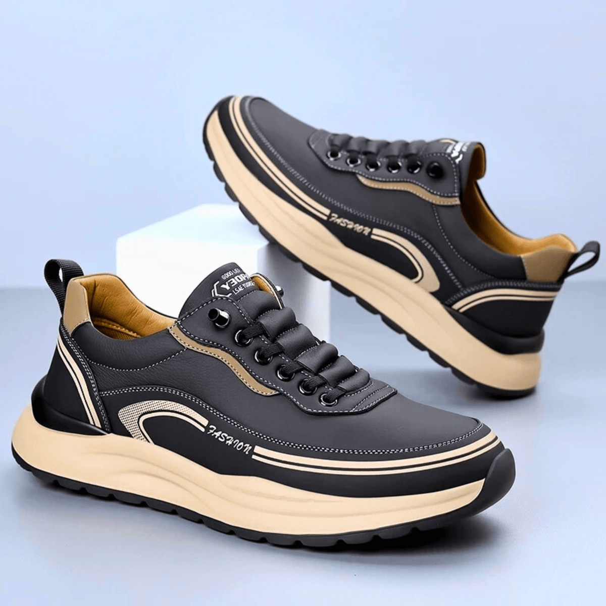 Chaussures urbaines à semelle épaisse