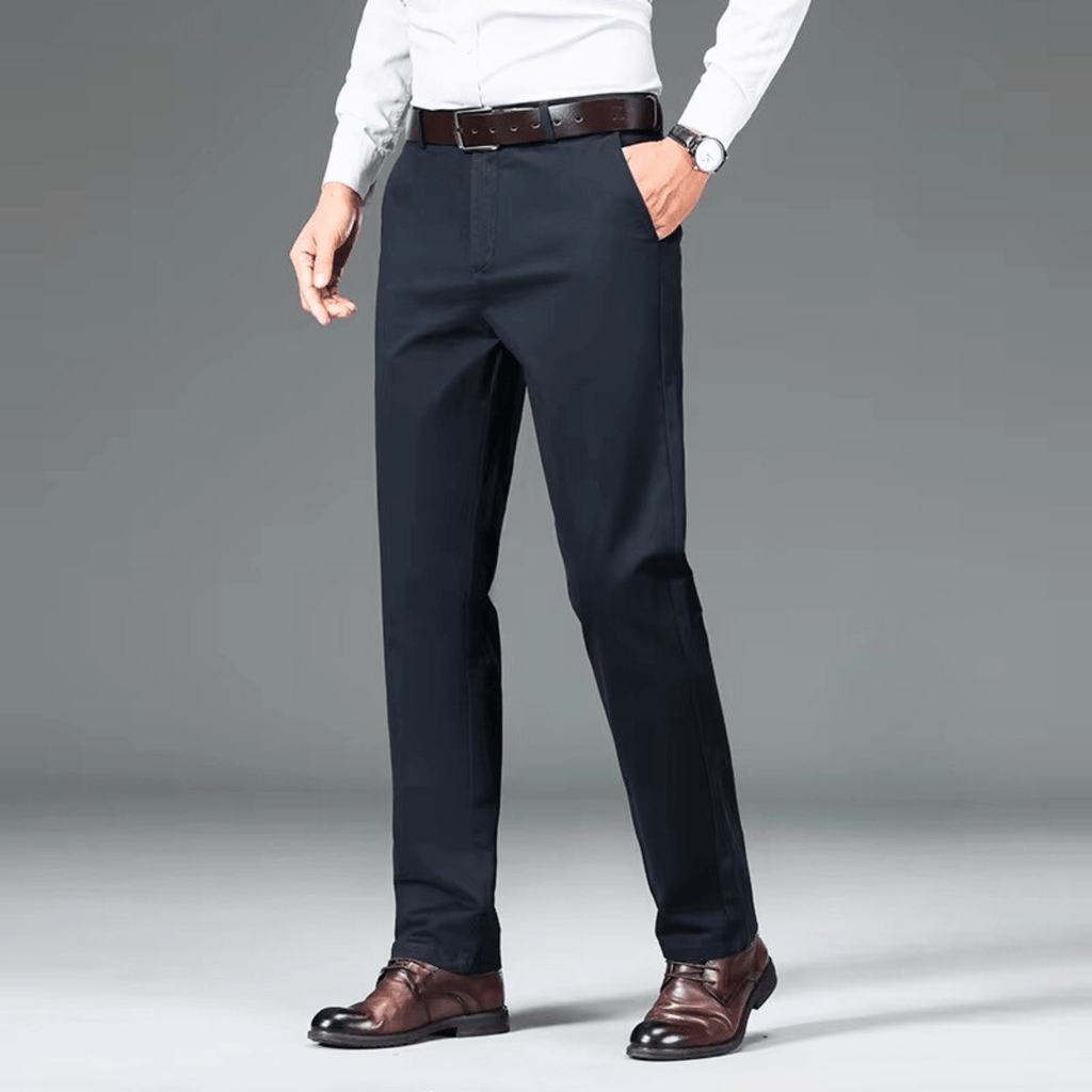Pantalon droit doublé pour l'hiver