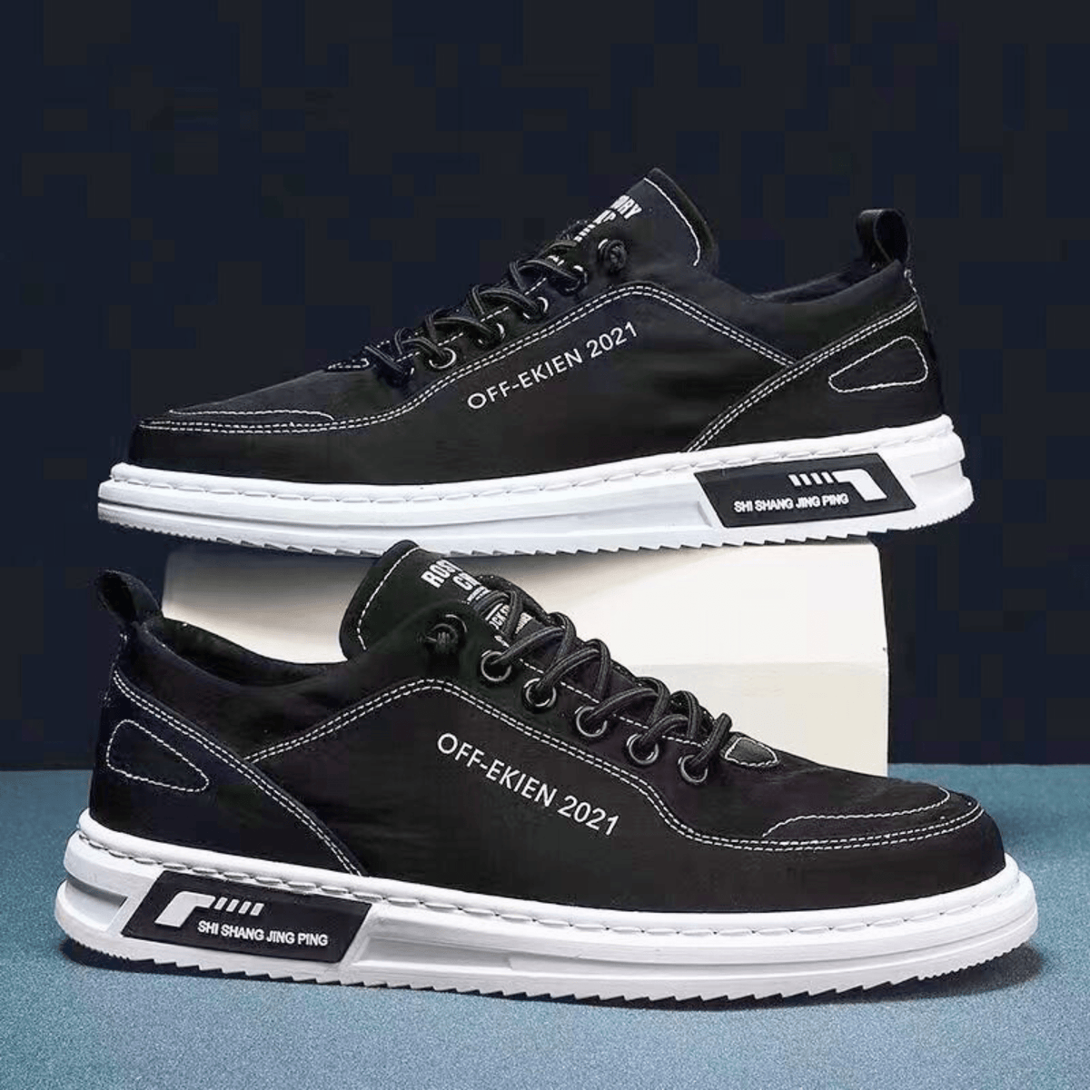 Chaussures habillées de cérémonie à surpiqûres