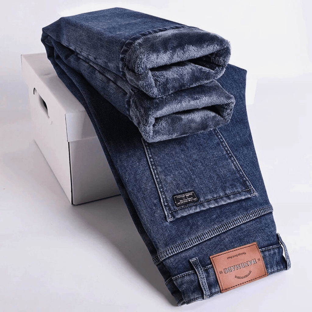 Jean thermique doublé coupe droite pour les journées froides homme – Cordes-sur-Ciel