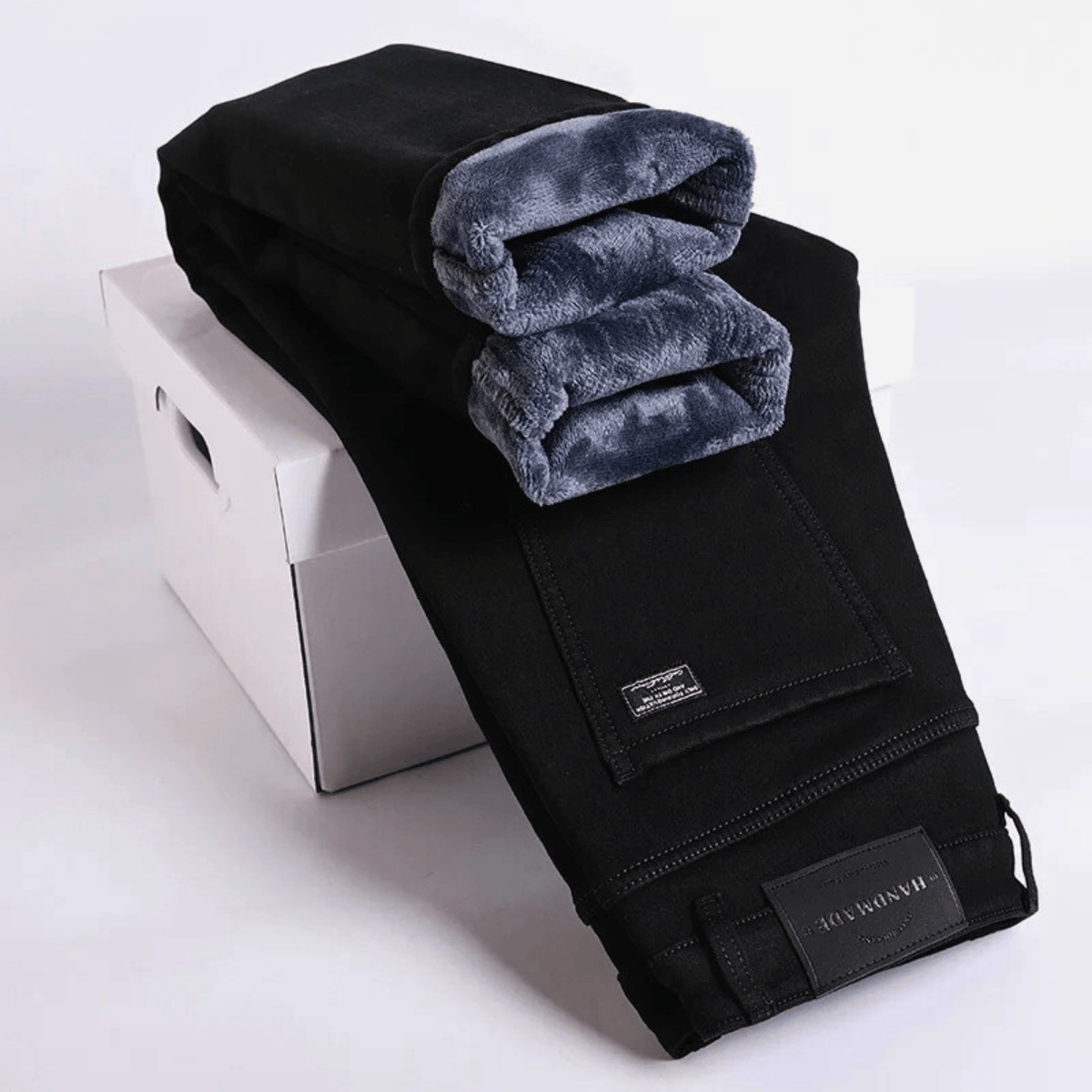Jean thermique doublé coupe droite pour les journées froides homme – Cordes-sur-Ciel