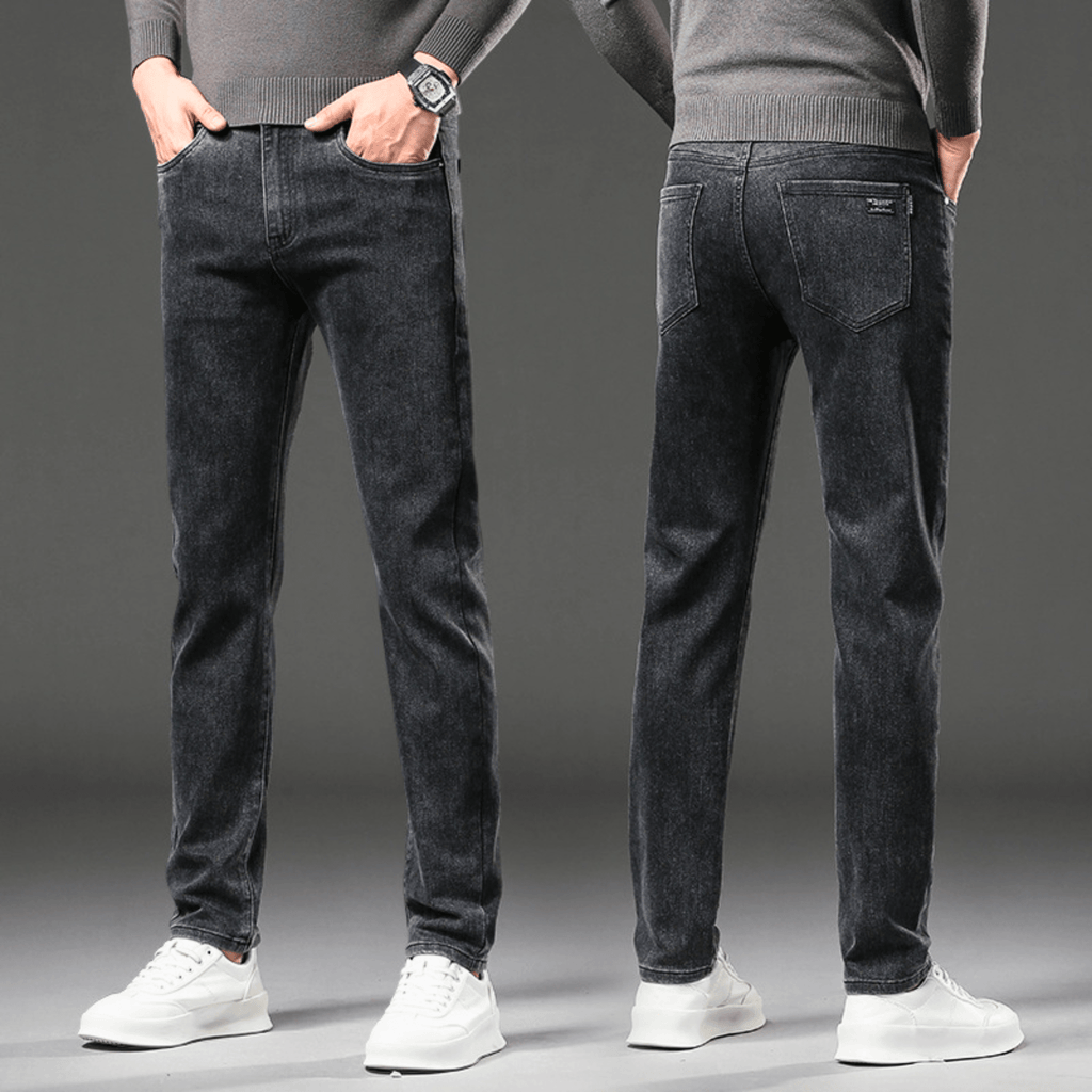 Jean thermique doublé coupe droite pour les journées froides homme – Cordes-sur-Ciel