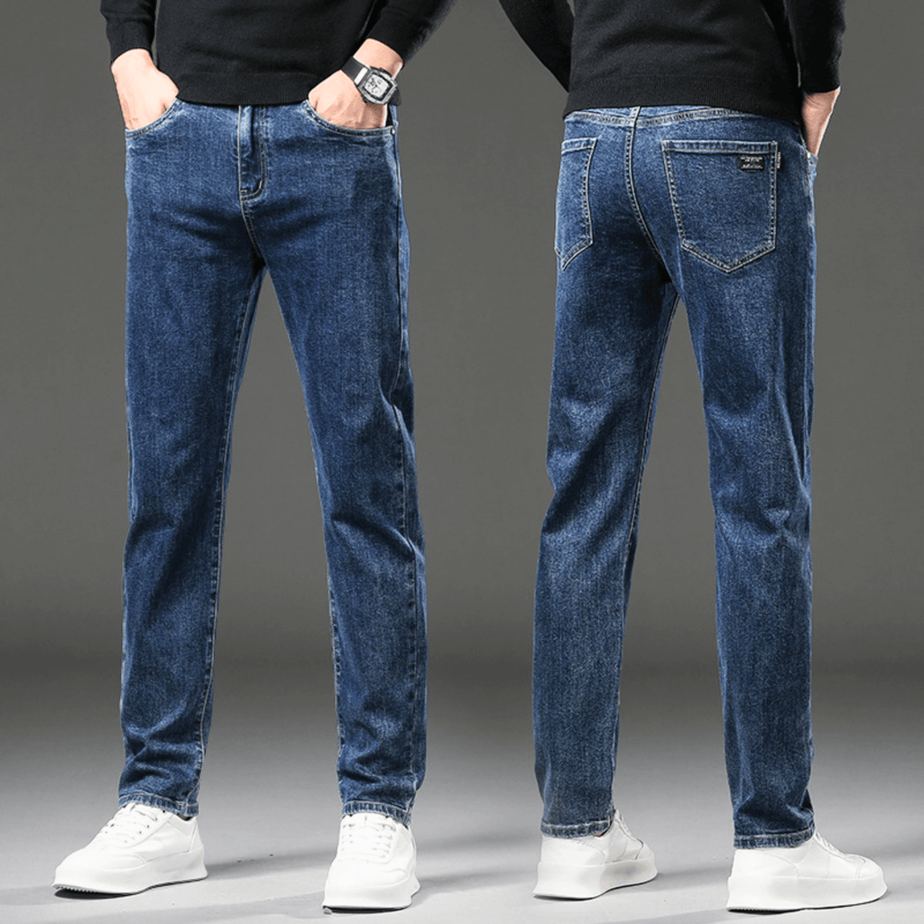 Jean thermique doublé coupe droite pour les journées froides homme – Cordes-sur-Ciel