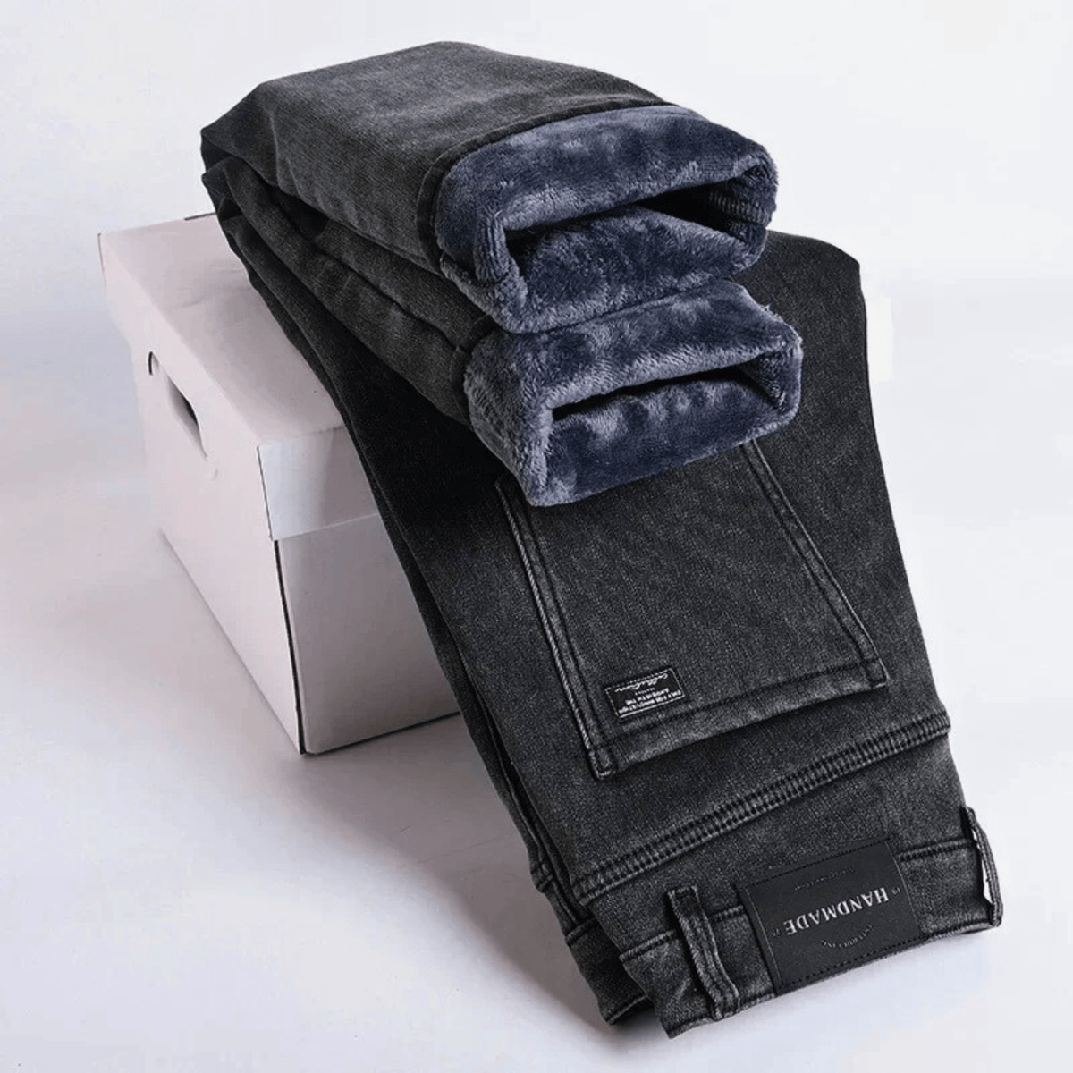 Jean thermique doublé coupe droite pour les journées froides homme – Cordes-sur-Ciel