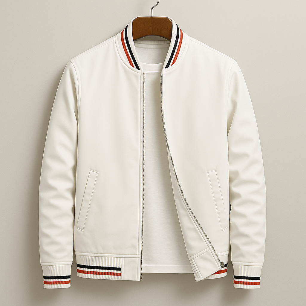 Bomber zippé moderne au chic discret au style intemporel homme – Tanneron